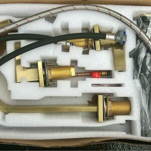 Kingston Brass Fauceture NuvoFusion widespread bathroom faucet